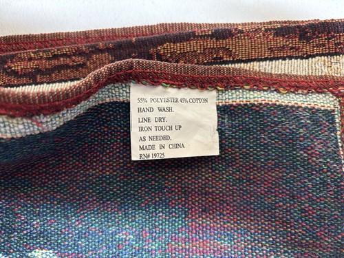 Fall Tapestry 72x13 Table Runner Pumpkins And Cornucopia - Picture 2 of 9