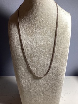 VERY UNIQUE AUTHENTIC SIGNED STERLING SILVER MODERN CHAIN MUST SEE NO RESERVE