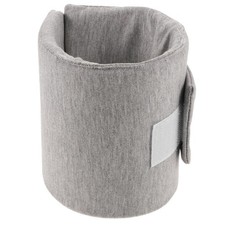 Adjustable Pet Protective Collar Soft Grey Polyester Comfortable Recovery Collar