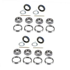 Pack of 4 Trailer Axle Hub Wheel Bearing Kits L44643 L4460 L44643 Pack of 4 1