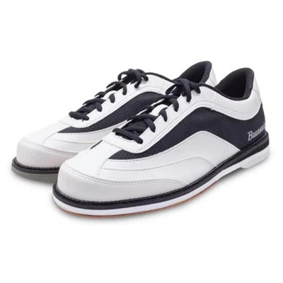 Mens Brunswick White Rampage Bowling Shoes Interchangeable Sole sizes 7 - 14 RH - Image 1 of 3