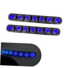 Car Bumper Protector Strips, Automotive Bumper Reflective Anti 2 PCS Blue