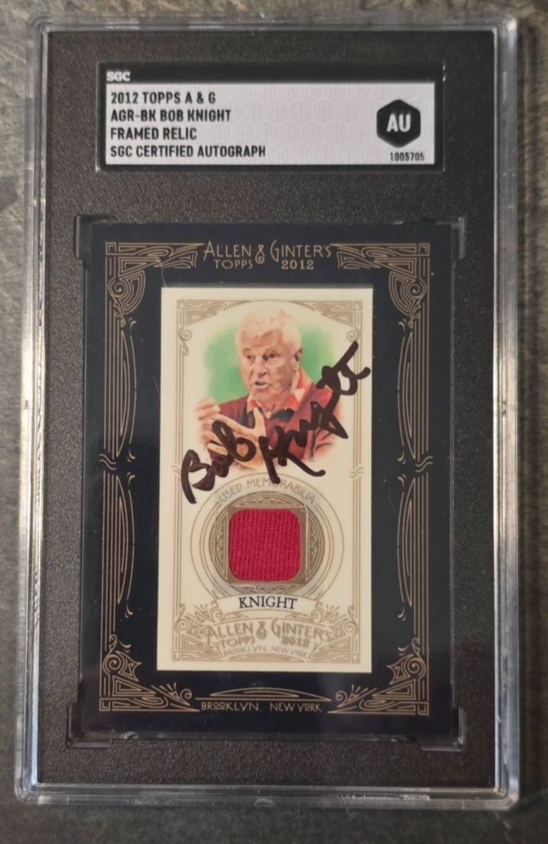 Bob Knight NCAA Autographed Items products for sale | eBay
