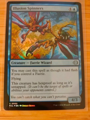 MTG Illusion Spinner (FOIL) 0055 Lorwyn Eclipsed M/NM kostenloser Versand im Vereinigten Königreich
