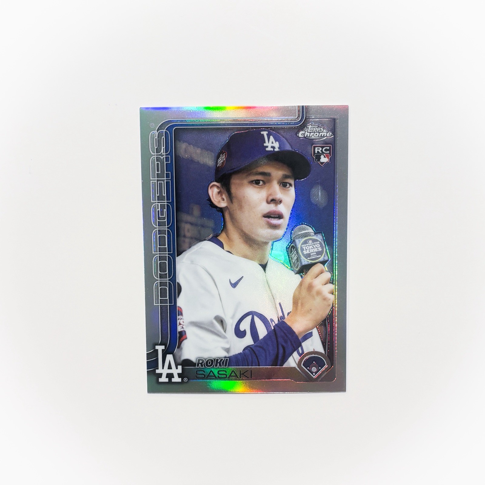 Roki Sasaki Refractor 2025 Topps Chrome Update Image Variation RC SSP #USC73  