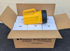 Lot 6 New Old Stock Koehler Bright Star 6V Safety Lantern Flashlight Made in USA