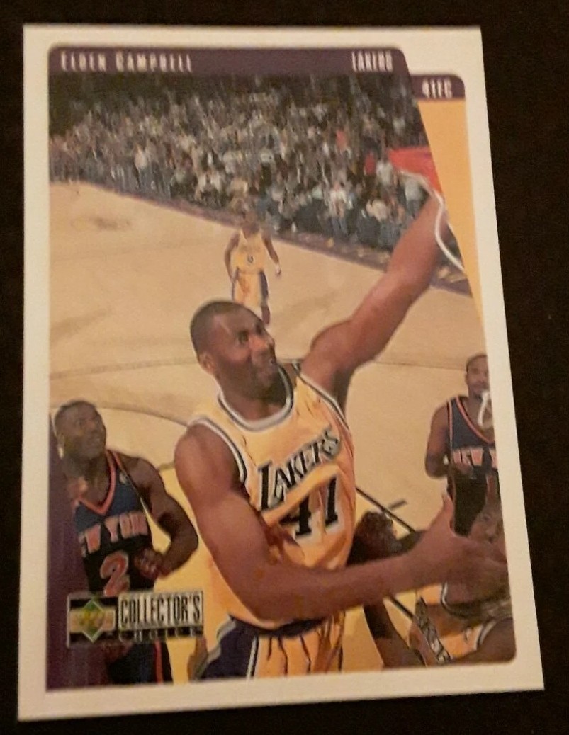 1997-98 Upper Deck Collector's Choice ELDEN CAMPBELL Basketball Card #65. LAKERS