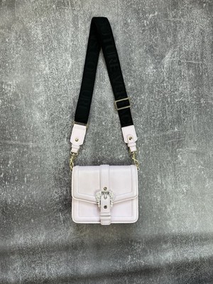 Versace Jeans Couture Damen Umhängetasche Schultertasche Rosa Kunstleder