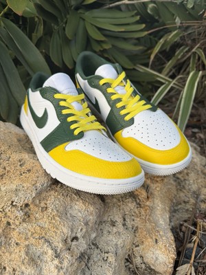Size 10.5 - Air Jordan 1 Low Golf Triple White-Custom Masters