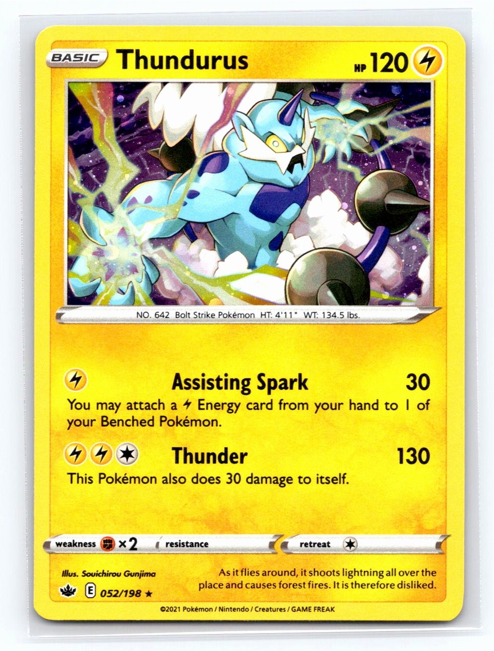 Blister Exclusives #052/198 Thundurus