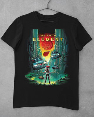 The Fifth Element Sci Fi Movie T-Shirt Graphic Tee S-5XL