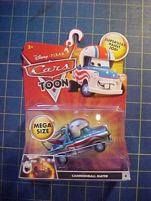 DISNEY PIXAR CARS CANNONBALL MATER MEGA SIZE! SUPERSTAR PAINT JOB!  NIP  GREATER