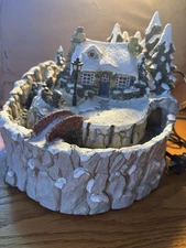 Thomas KinKade Painter of Light Table-Top Water Fountain