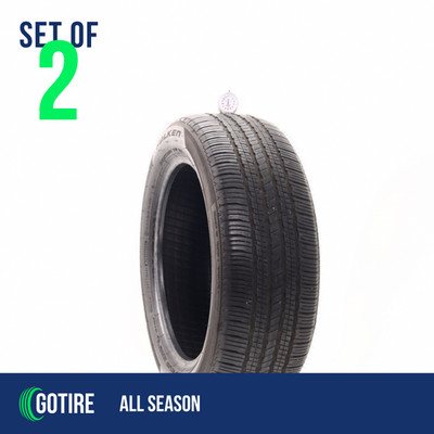 2 X Used 225/55R18 Falken Ziex ZE001A A/S 98V - 7.0/32