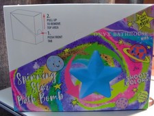 Galaxy Spinning Star Bath Bombs for Kids with Cotton Candy Scent  Color 4PK NEW