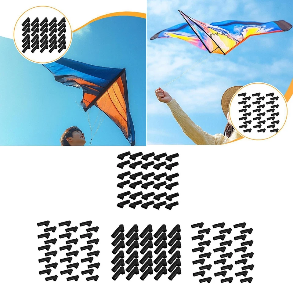 30Pcs Kite Frame Connector, Kite Making Repair Supplies, - Bild 1 von 1