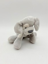 Baby GUND Spunky Dog Plush Gray White Spot Lovey doll 4059063 - 8"