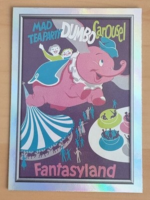2025 Topps Disneyland 70th Anniversary Dumbo Carousel Fantasyland #P-2 Holo