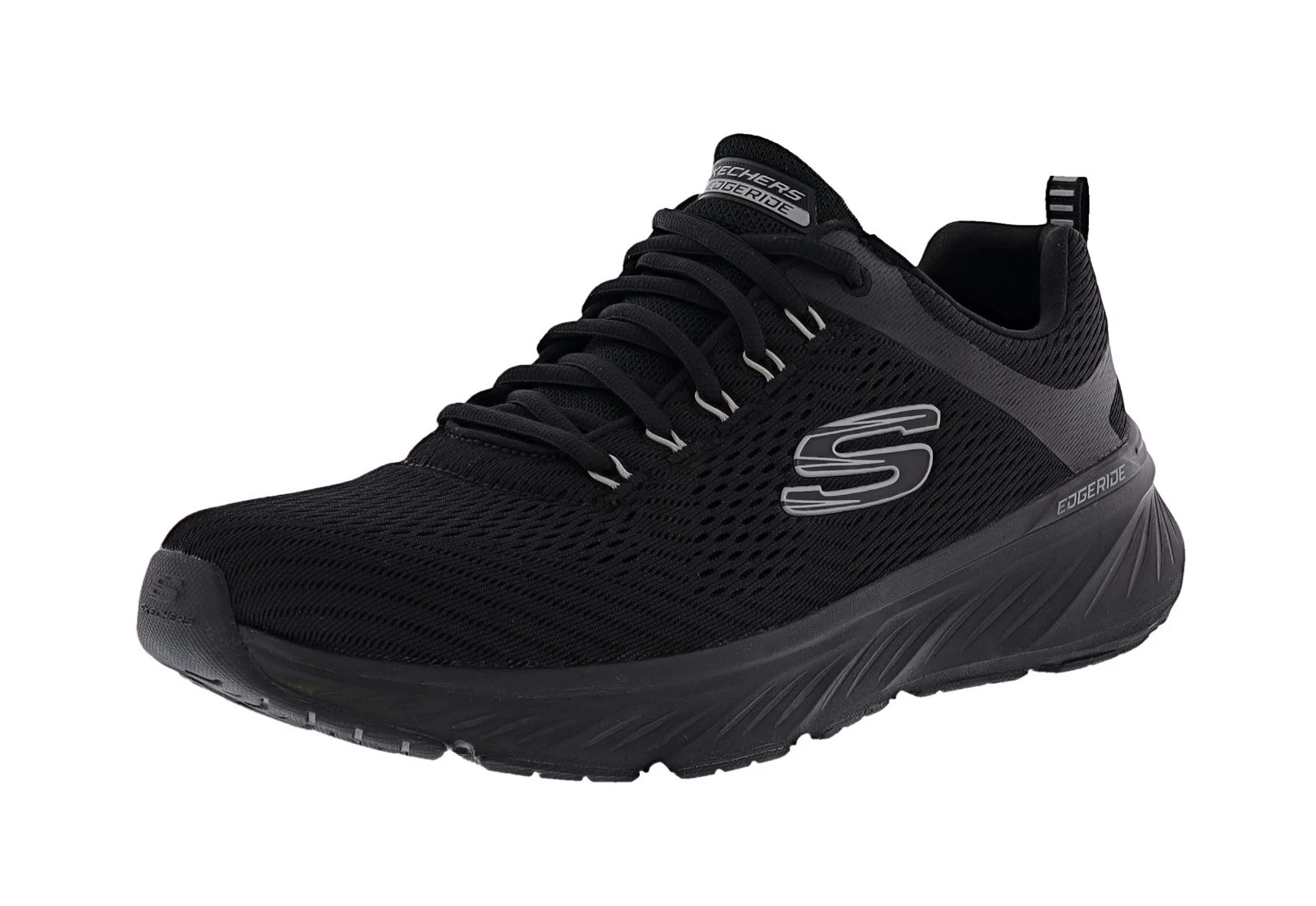 SKECHERS MEN'S RELAXED FIT: EDGERIDE- CONTENTION 232843/BBK WALKING SHOES