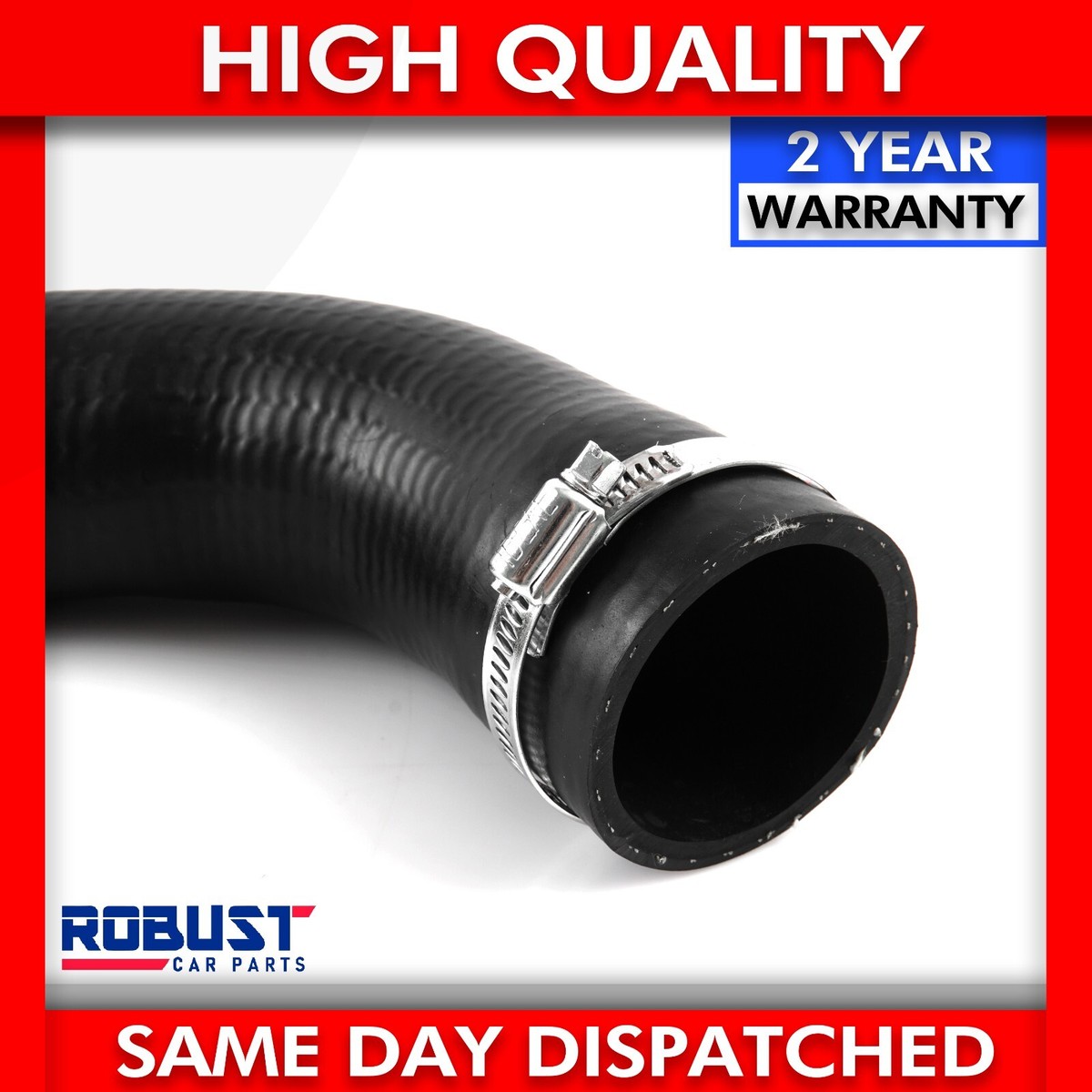 Range Rover Sport 3.6L TDV8 Top Intercooler Hoses Black 5 Ply - Bell Auto Services, BAS Remaps, Land Rover, Ineos Grenadier And 4x4 Specialist In York , Service, Repairs, Parts, Custom Remaps - Foto 3