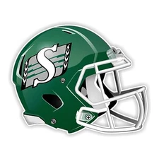 Saskatchewan Roughriders Football Helmet Decal / Sticker Die cut