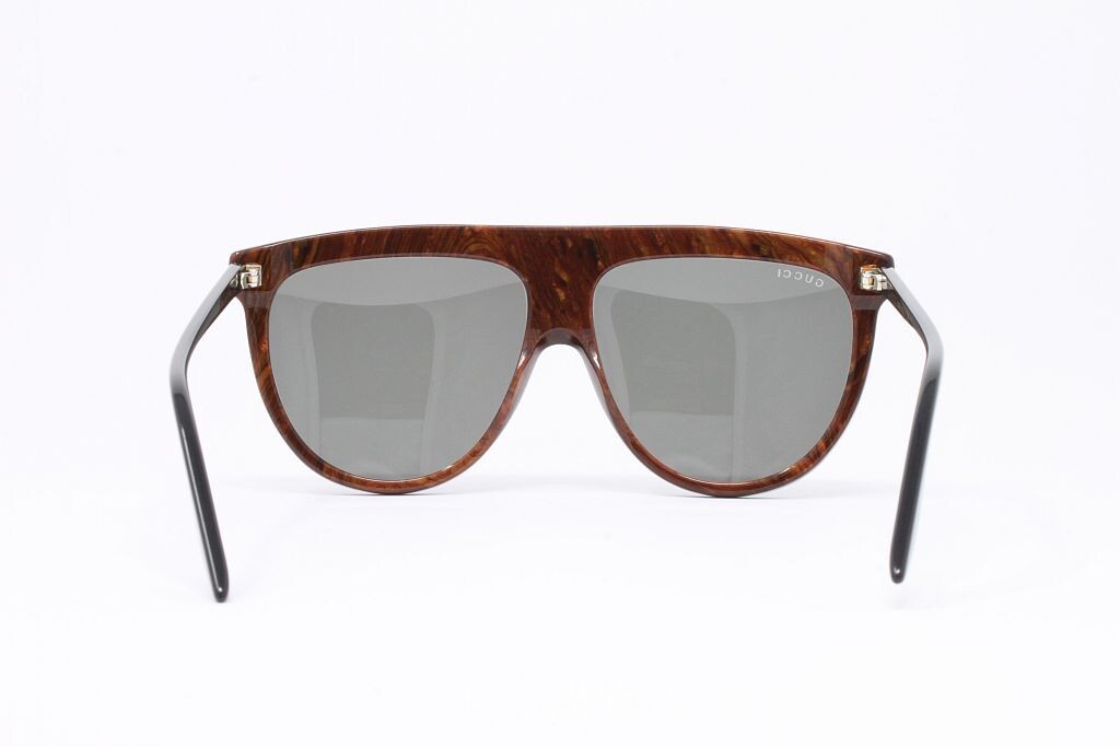 NWT Gucci GG0732S-001-61 Havana Aviator 61mm Sunglasses Gucci Women main image 3