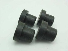 Round Rubber Feet Equipment Bumper - Set of 4 - No Sticky Pads - 3/4 Inch Base