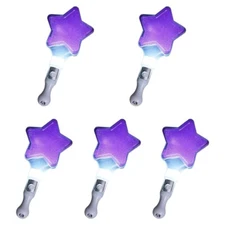 Luminous Sticks Star and Heart Shaped LED Glow Flashing Light Up Wands
