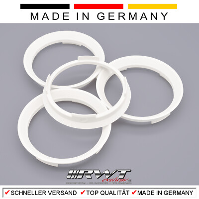 4 Zentrierringe 70,4 x 56,6 Rondell ROD Aluett SPEEDS OPEL CHEVROLET (#109)