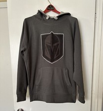 Vegas Golden Knights NHL hockey logo gray hoodie sweatshirt Antigua Unisex M