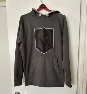 Vegas Golden Knights NHL hockey logo gray hoodie sweatshirt Antigua Unisex M