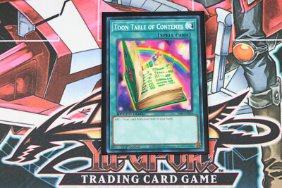 YuGiOh Spell Card Toon Table of Contents SS04-ENB20 1st Edition Common