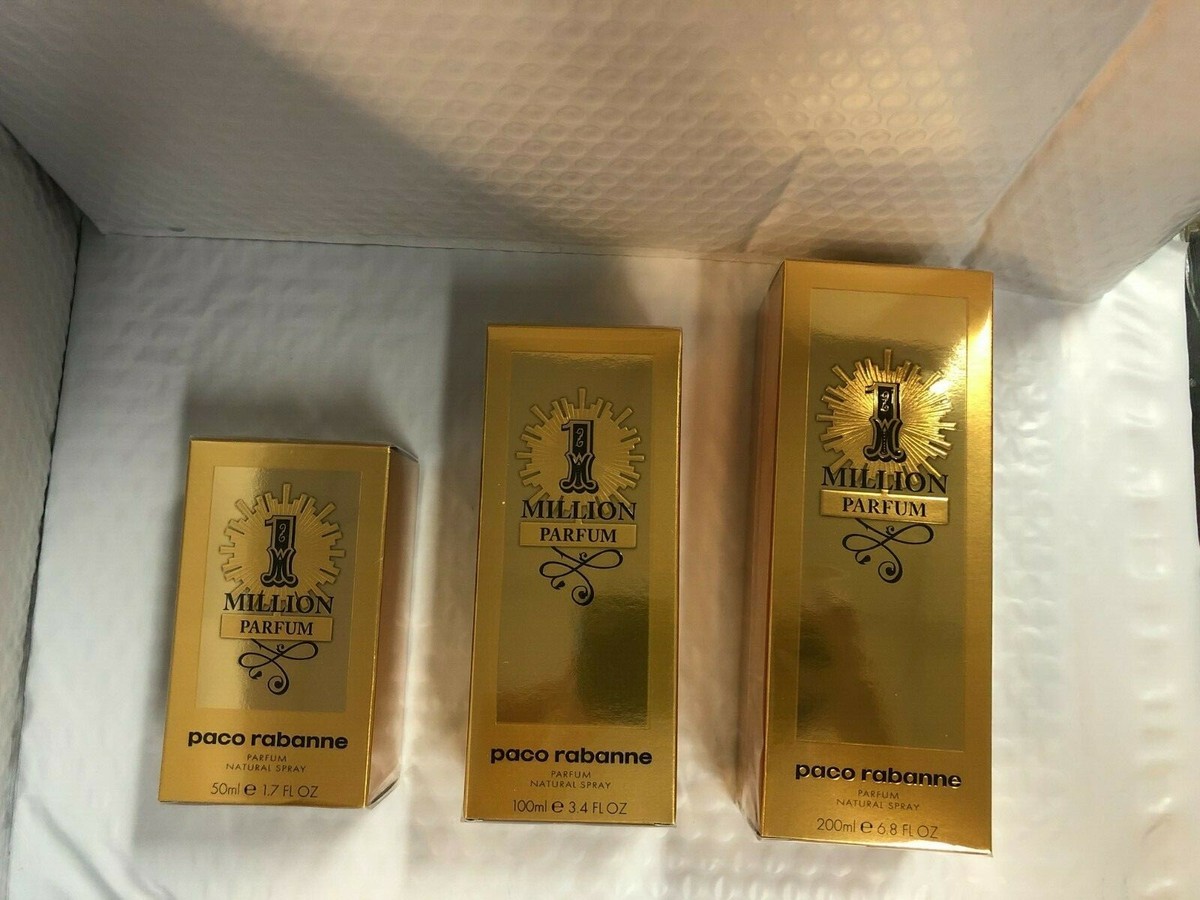 1 Million Parfum for Men Paco Rabanne 1.7 / 3.4 / 6.7 FL Oz Parfum