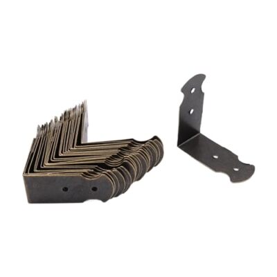  50PCS Antique Corner Protectors Decorative Corner Bumpers Bronze Corner 