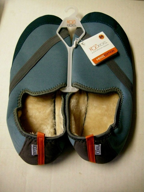 Kozikicks Slippers, Men's, Size Medium (8.5-9.5), Blue, Brand New | eBay