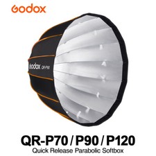 Godox QR-P70/90/120 Parabolic Softbox Installazione Rapida per Lampada Bowens