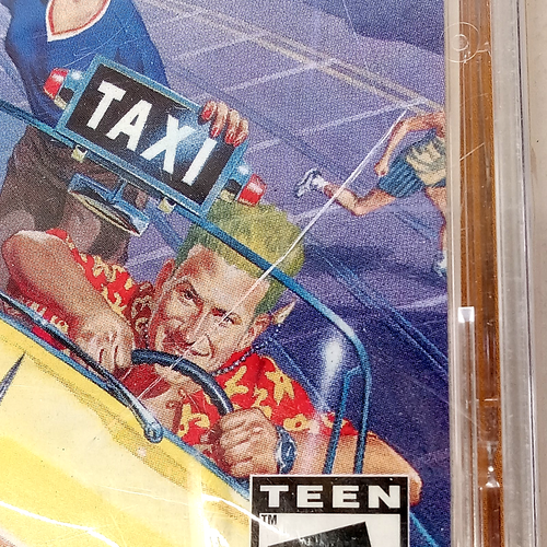 FACTORY SEALED COMPLETE SEGA DREAMCAST CRAZY TAXI GAME DISC CASE & MANUAL - Picture 2 of 10