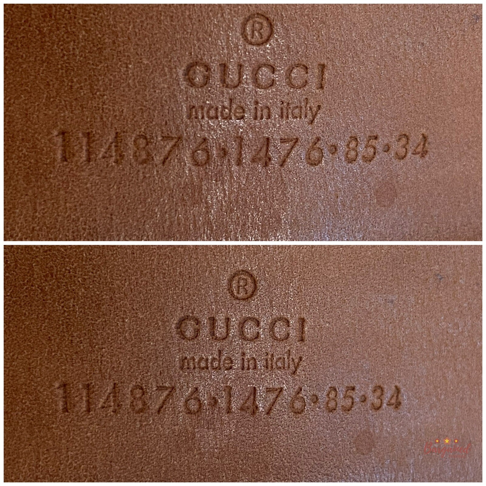 Authentic Gucci Silver Monogram Canvas Leather In… - image 7