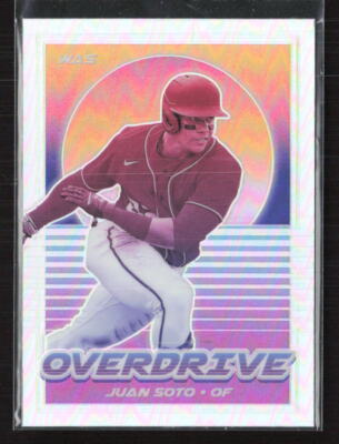 2021 Panini Chronicles #13 Juan Soto Overdrive Holo Washington Nationals (H)