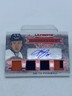 2019-20 Leaf Ultimate Hockey Red KEITH PRIMEAU 1/3!! Signature Quad Relics Auto