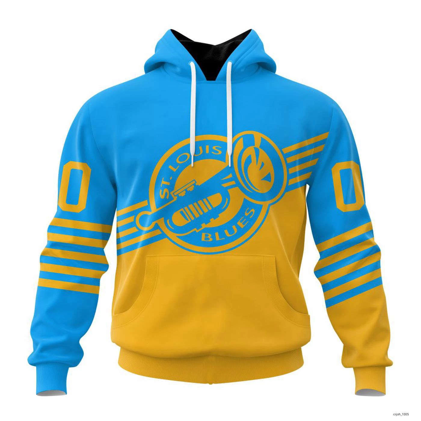 Personalized St. Louis Blues Special Bold Design Hoodie
