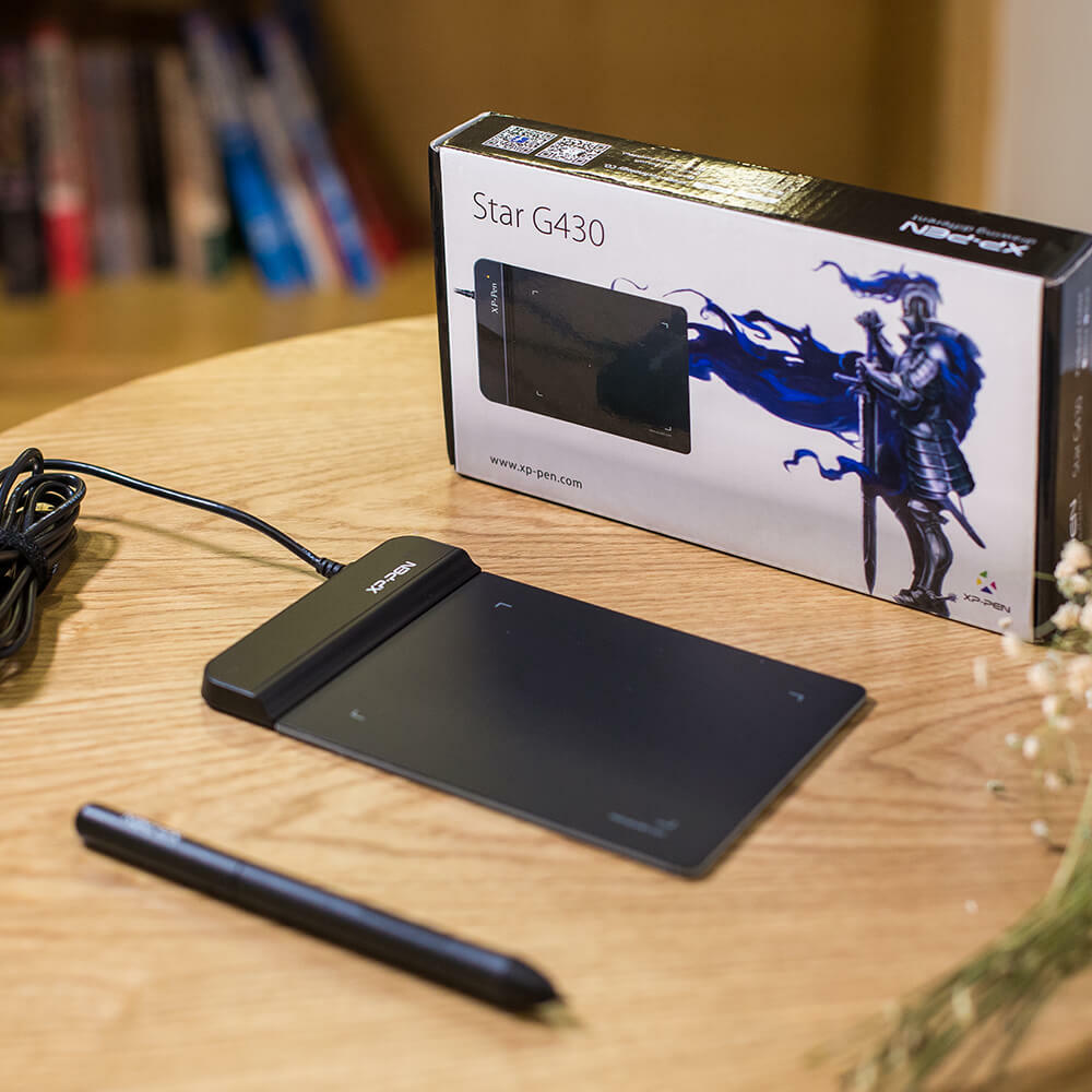 XPPen G430S Graphics Drawing Tablet 4x3" Slim Kids Fun OSU! Business