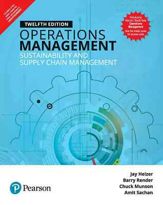 Operations Management by Jay Heizer 12th INTL ED 9789332586703