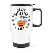 VerrüCkte Halloween Damen Stars Reisetasse Tasse Mit Griff Mutter Freundin Geist