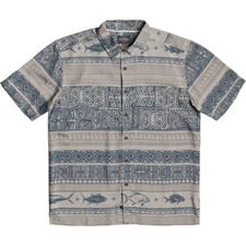 QUIKSILVER Waterman Men's LAKI MAIKAI S/S Woven Shirt - SJM6 - Small - NWT