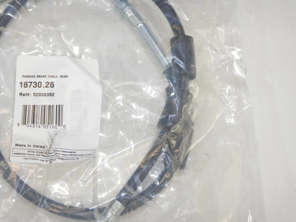 Nuevo cable de freno de estacionamiento trasero 43 1/8 pulgadas 16730,26 OMIX Jeep Wrangler TJ 97-06 Foto 3 de 4