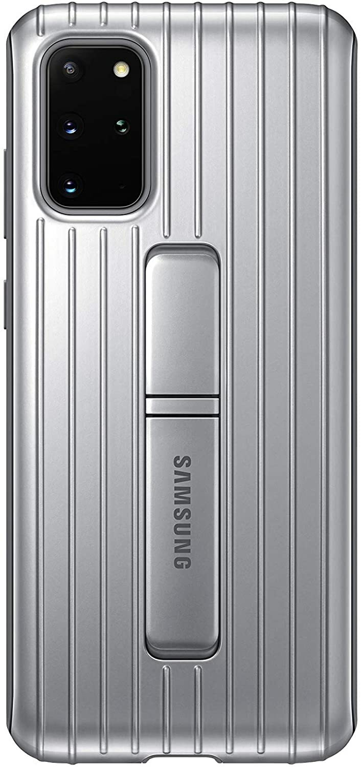 Samsung Galaxy S20 Plus Protective Silver Standing Cover Case EF-RG985CSEG