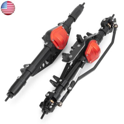 CNC Alloy Front / Rear Axle Set for Axial Wraith AX90018/48 1:10 RC Crawler Car