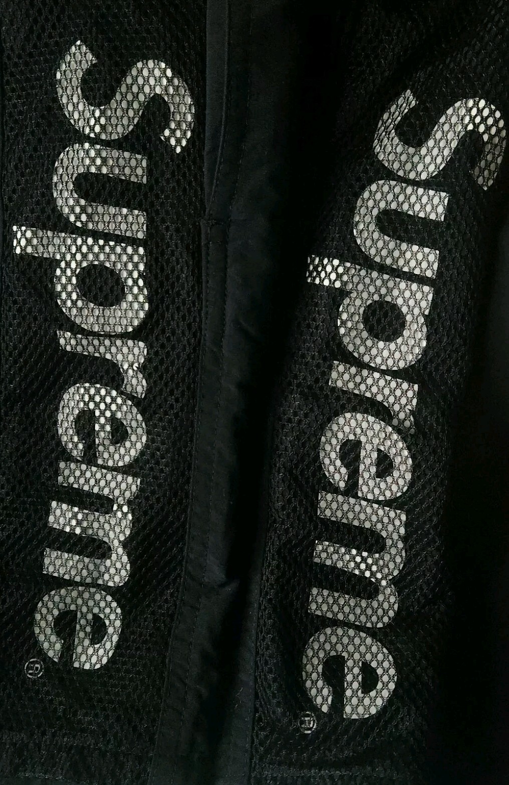 SS20 Supreme Mesh Panel Water Short M Medium Black Nylon Shorts Printed Logos thumbnail 3