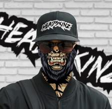 Neck Gaiter / Bandana - NEANDERTHAL Cycling, Motorbike, Hiking, Outdoors 